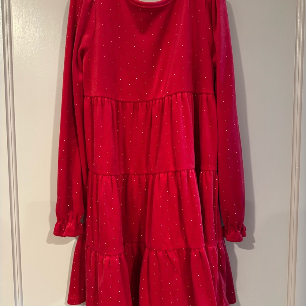 Tahari Red Kids Dress with Dots
